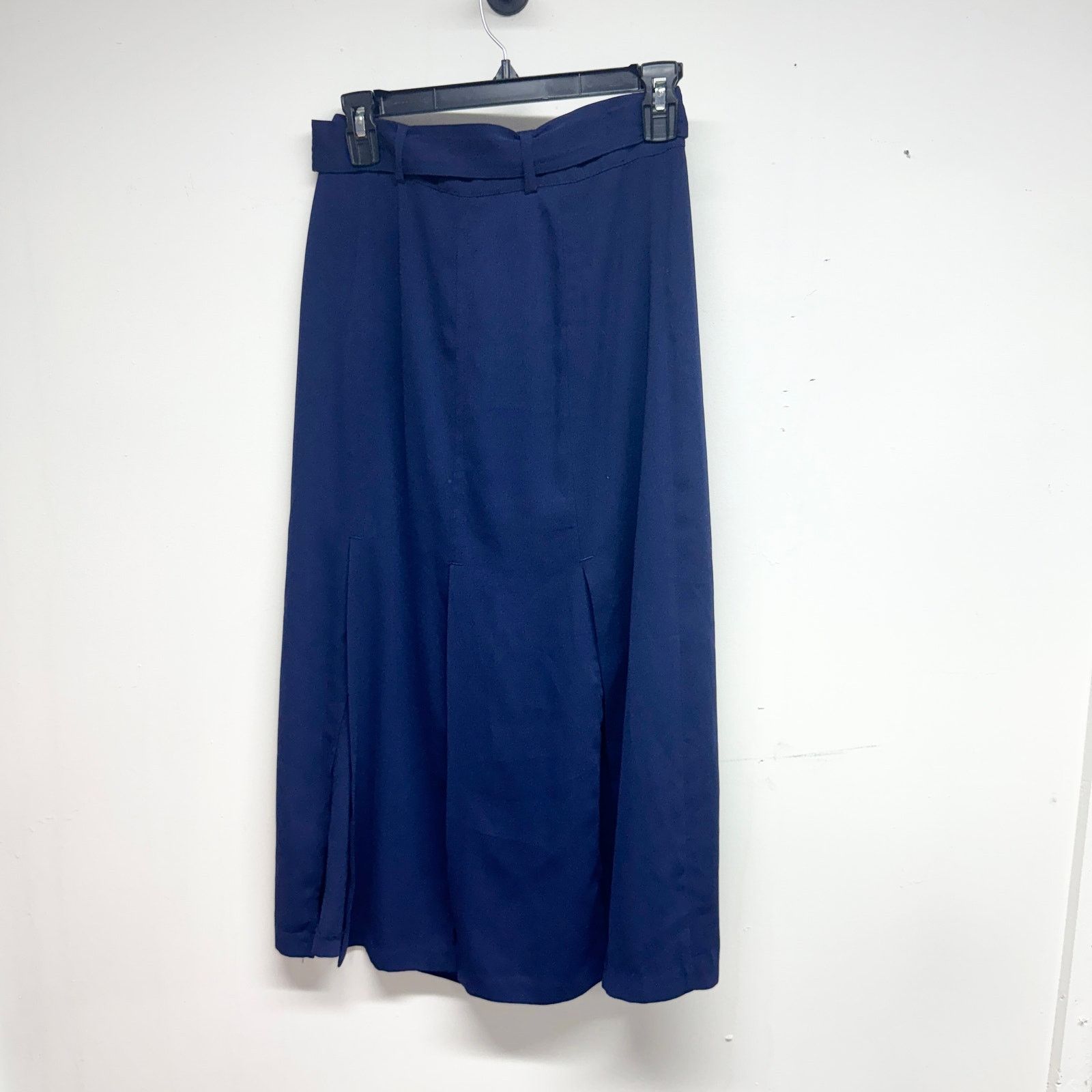Other Trouve Belted High Waisted Flared Multi Hemmed Midi Skirt XS Size XS / US 0-2 / IT 36-38 - 4 Thumbnail