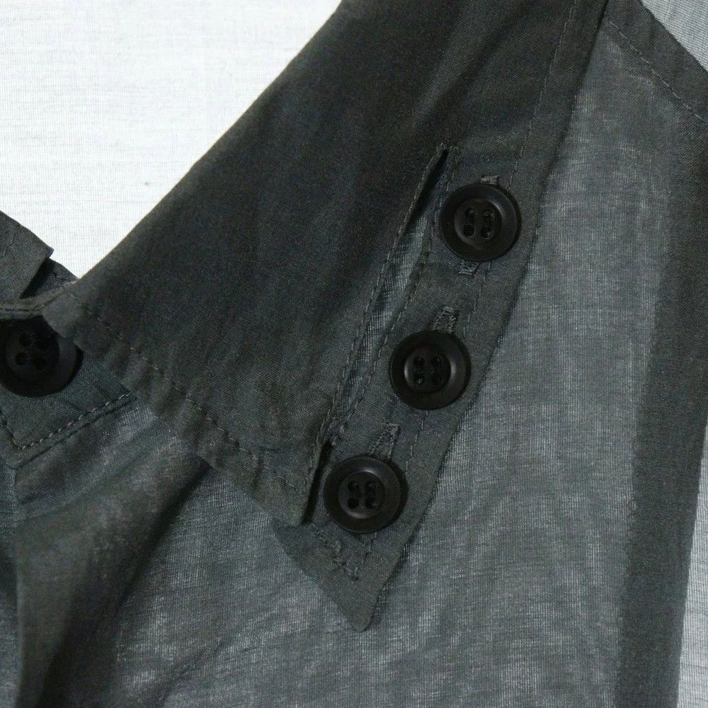 Yohji Yamamoto Yohji Yamamoto POUR HOMME // 24S Silk Shirt Blouse Size US M / EU 48-50 / 2 - 5 Thumbnail