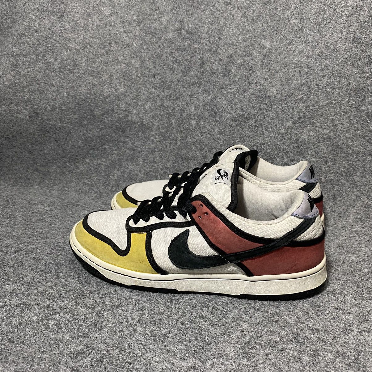 Nike Rare Nike SB Dunk Low Pro Piet Mondrian 2008 | Grailed