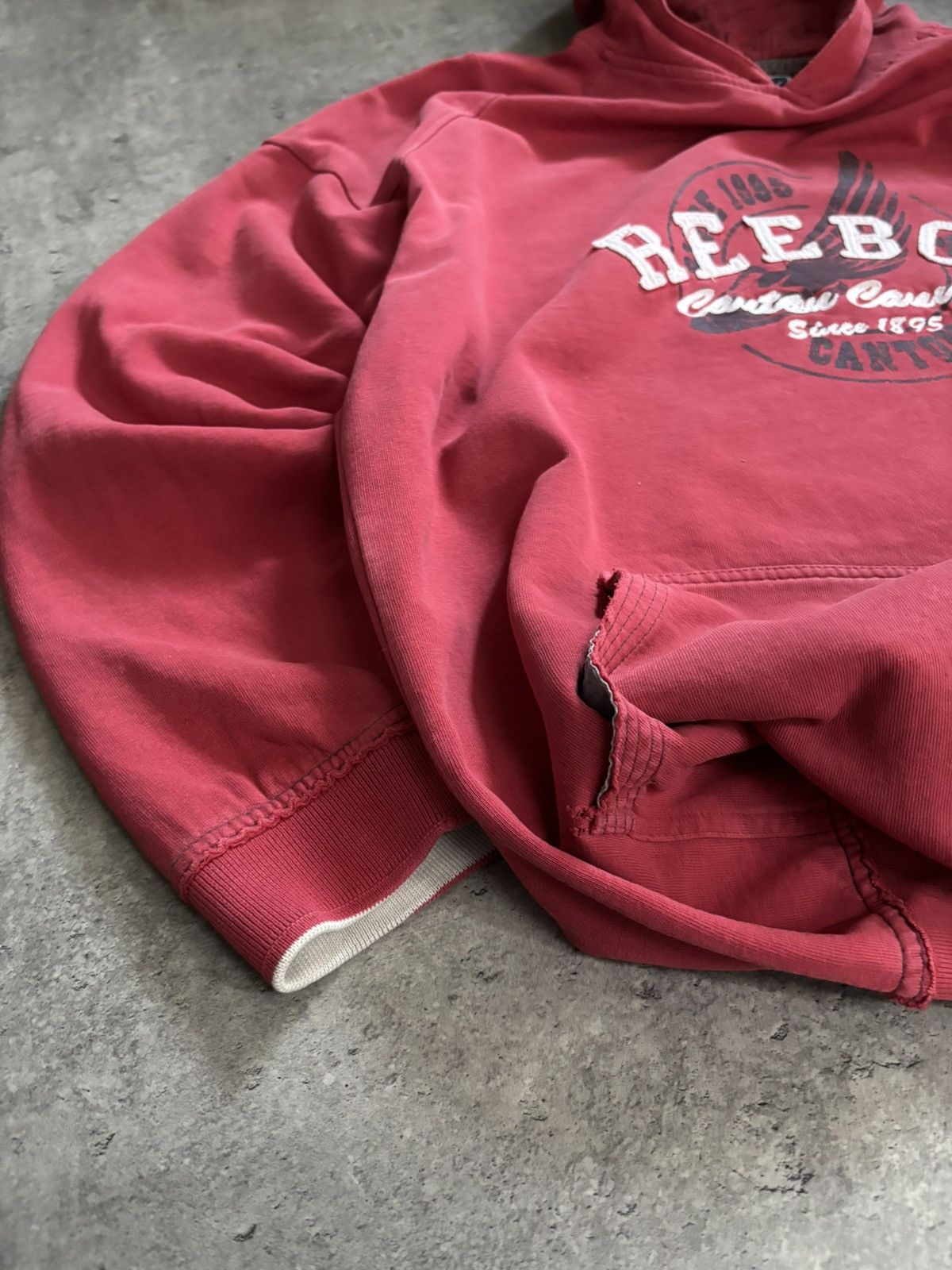 Reebok Reebok Red Vintage Drop Hoodie XXL Streetwear Size US XXL / EU 58 / 5 - 11 Thumbnail