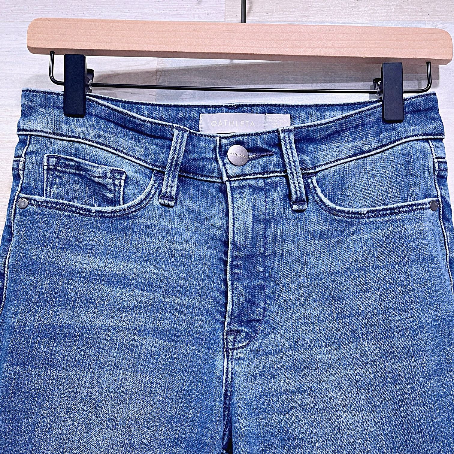 Athleta ATHLETA Sculptek Ultra Skinny Jeans True Blue Womens 2 Size 26" / US 2 / IT 38 - 3 Thumbnail