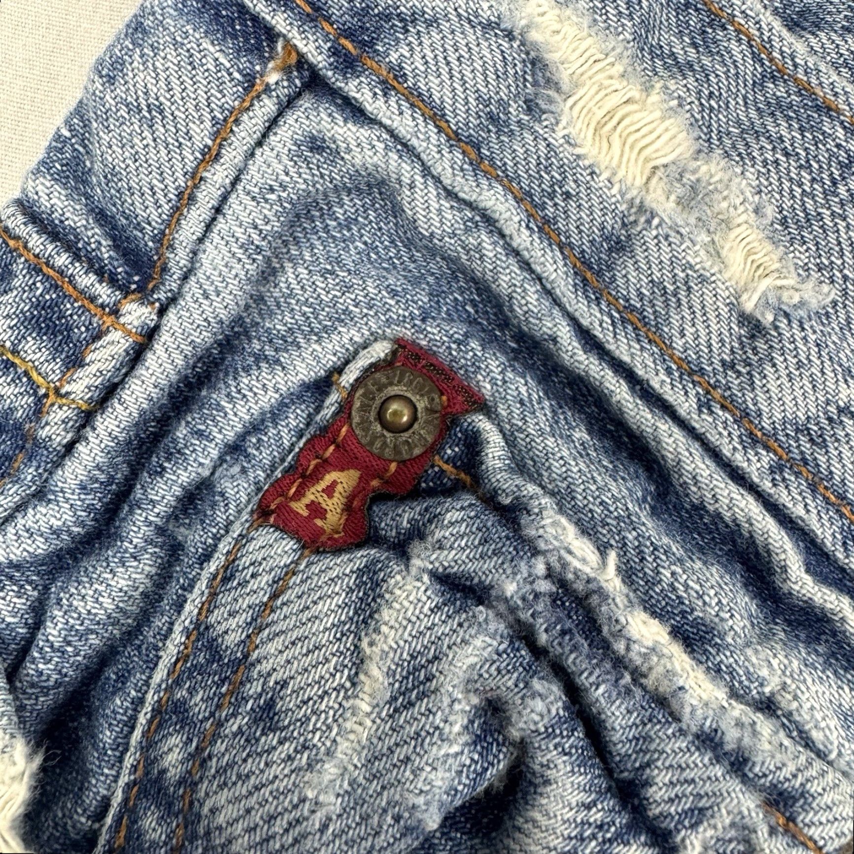 Vintage VINTAGE Aeropostale Jeans Bootcut Adult 31x30 Relaxed Blue 90s Punk Mens Jeans Size US 31 - 7 Thumbnail