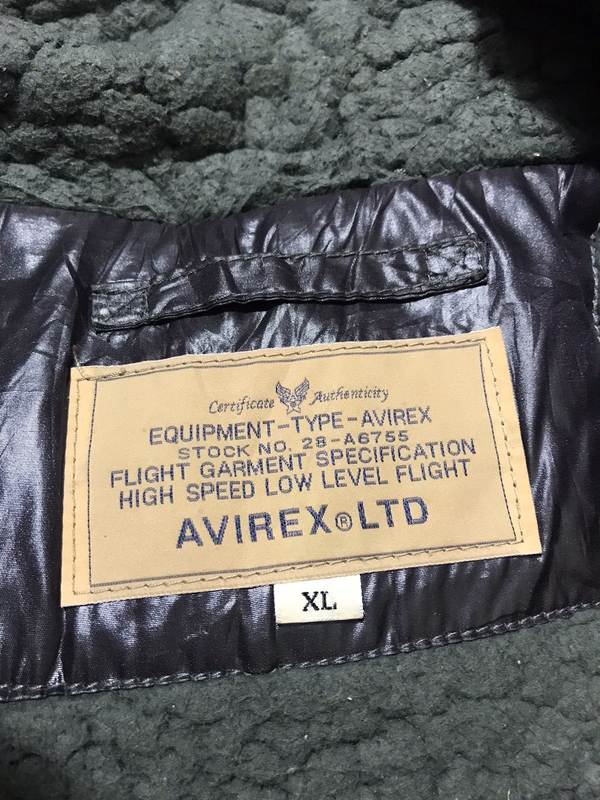 Avirex × Japanese Brand Avirex Quilting Jacket With Boa Lining Army Green With Logo Size US XL / EU 56 / 4 - 6 Thumbnail