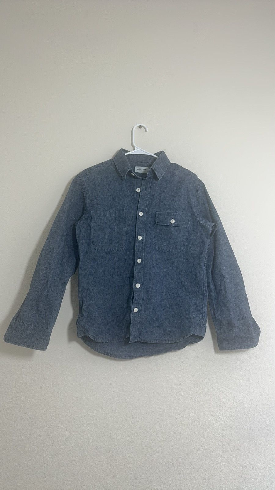 Taylor Stitch Taylor Stitch, CPO Jacket, Blue with White, Size S/M (38) Size US S / EU 44-46 / 1 - 1 Thumbnail