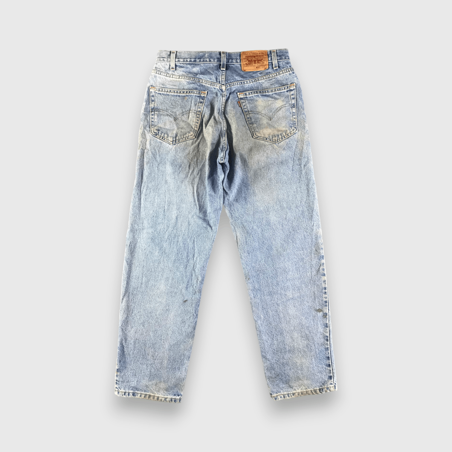Levi's 90s Vintage Light Wash Levis Jeans-J4153 Size US 32 / EU 48 - 2 Thumbnail