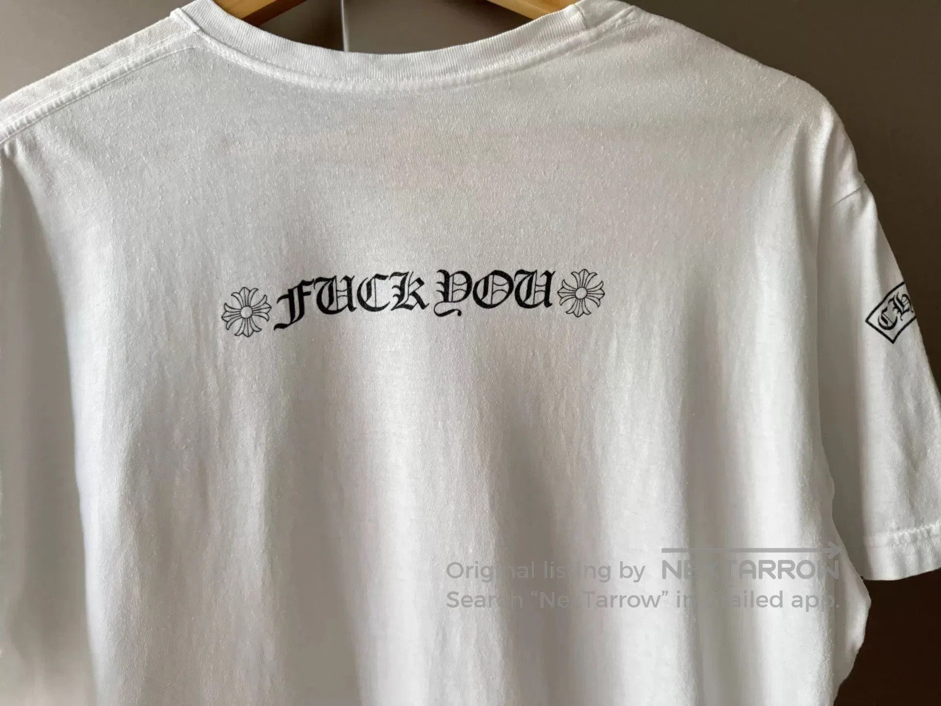 Chrome Hearts Chrome Hearts White Sanskrit Back Print Tee. Size US L / EU 52-54 / 3 - 3 Thumbnail