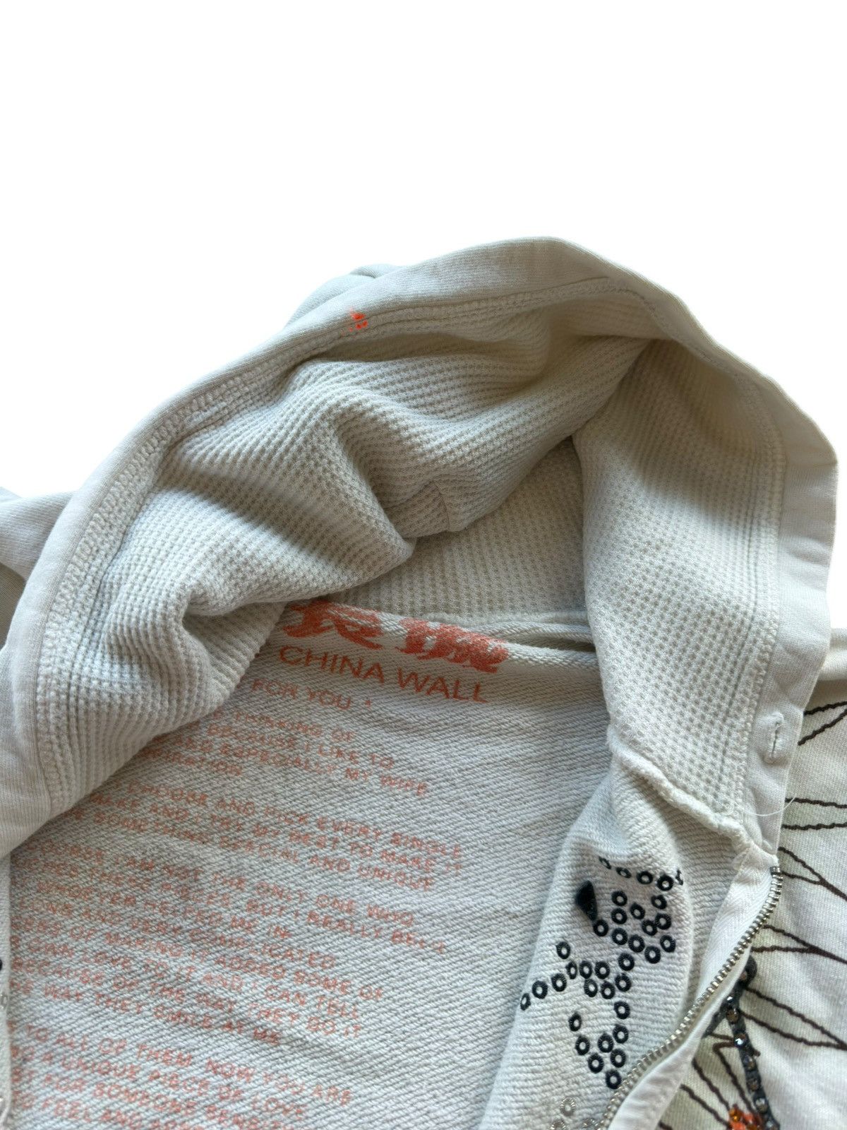 The Great China Wall *RARE* 90s VINTAGE THE GREAT CHINA WALL WEED HOODIE GREENS Size US L / EU 52-54 / 3 - 18 Thumbnail