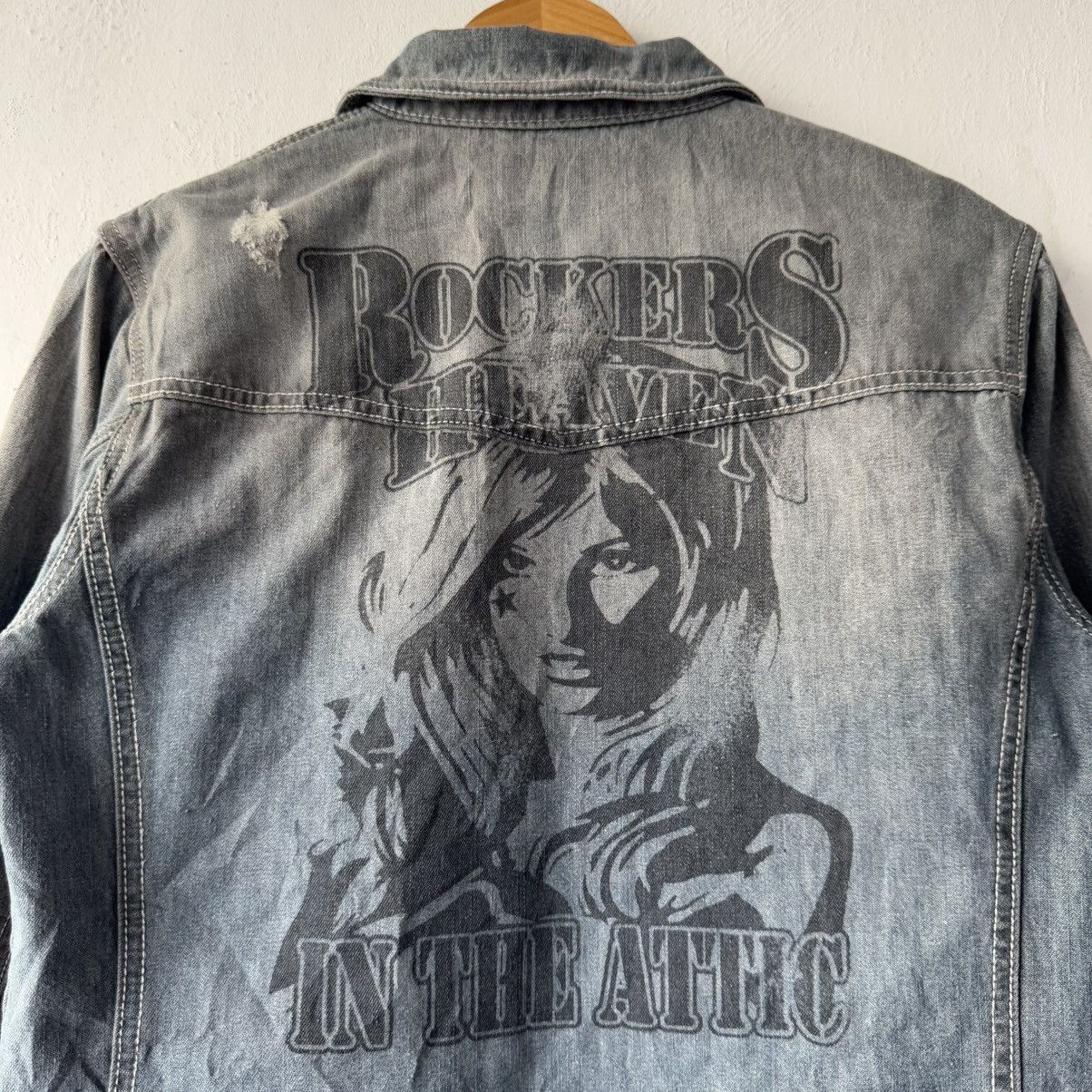 If Six Was Nine 2000s in the attic rockers heaven denim distressed shirt Size US M / EU 48-50 / 2 - 3 Thumbnail