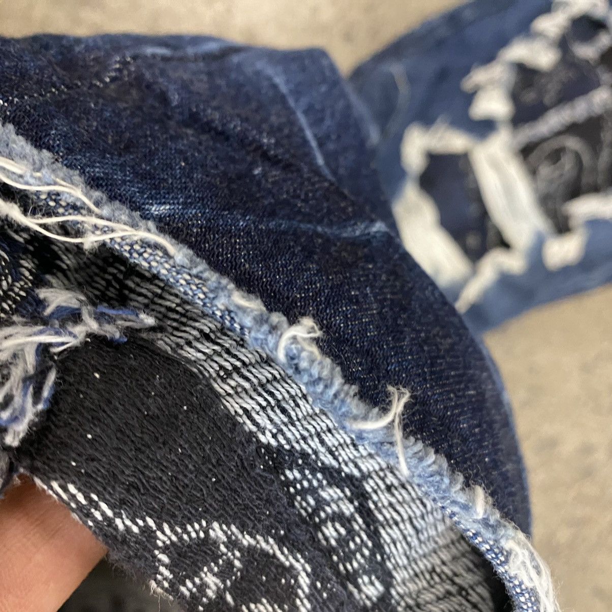 Maison MIHARA YASUHIRO Miharayasuhiro Japanese Hybrid Denim Size US 30 / EU 46 - 6 Thumbnail