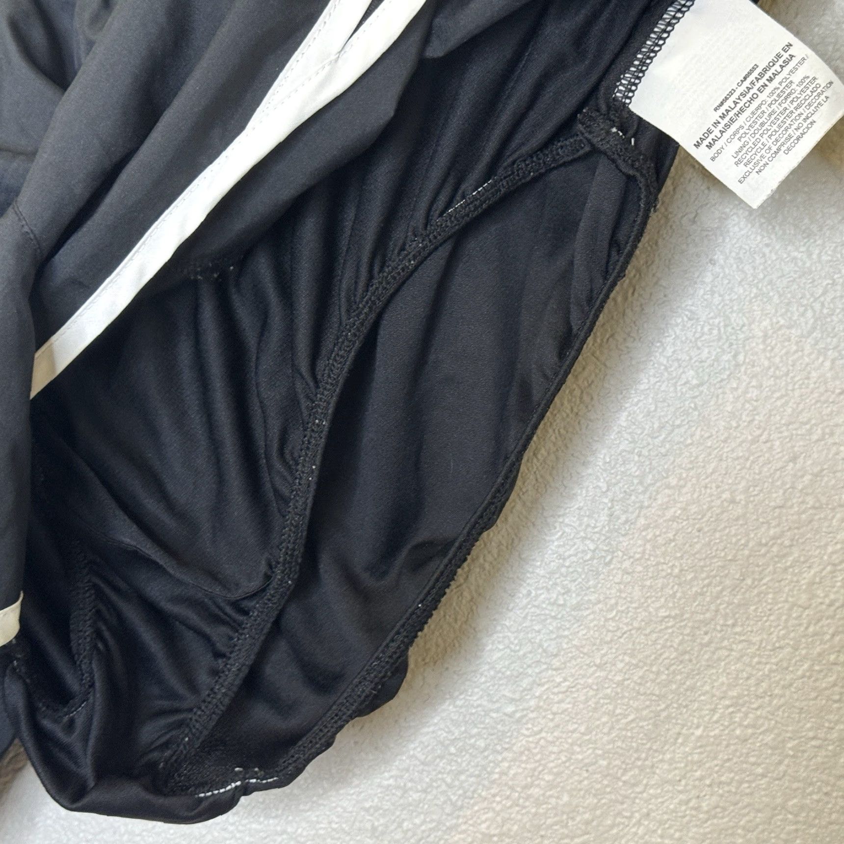 Nike Nike Running Shorts Womens Sz Medium Black Built in Briefs Elastic Waist Size 32" / US 10 / IT 46 - 4 Thumbnail