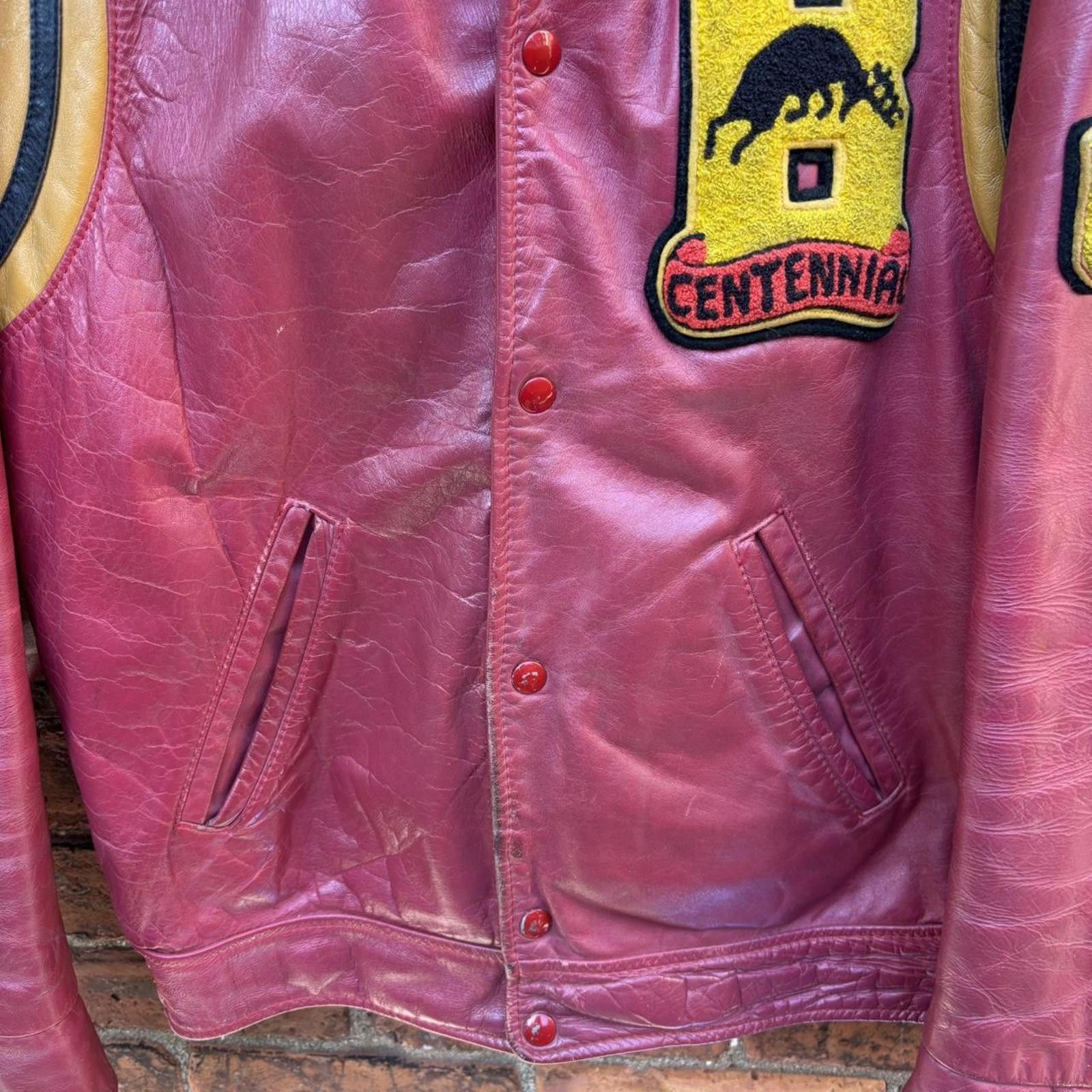 Other Vintage centennial bucks football letterman’s leather jacket Size US M / EU 48-50 / 2 - 7 Thumbnail
