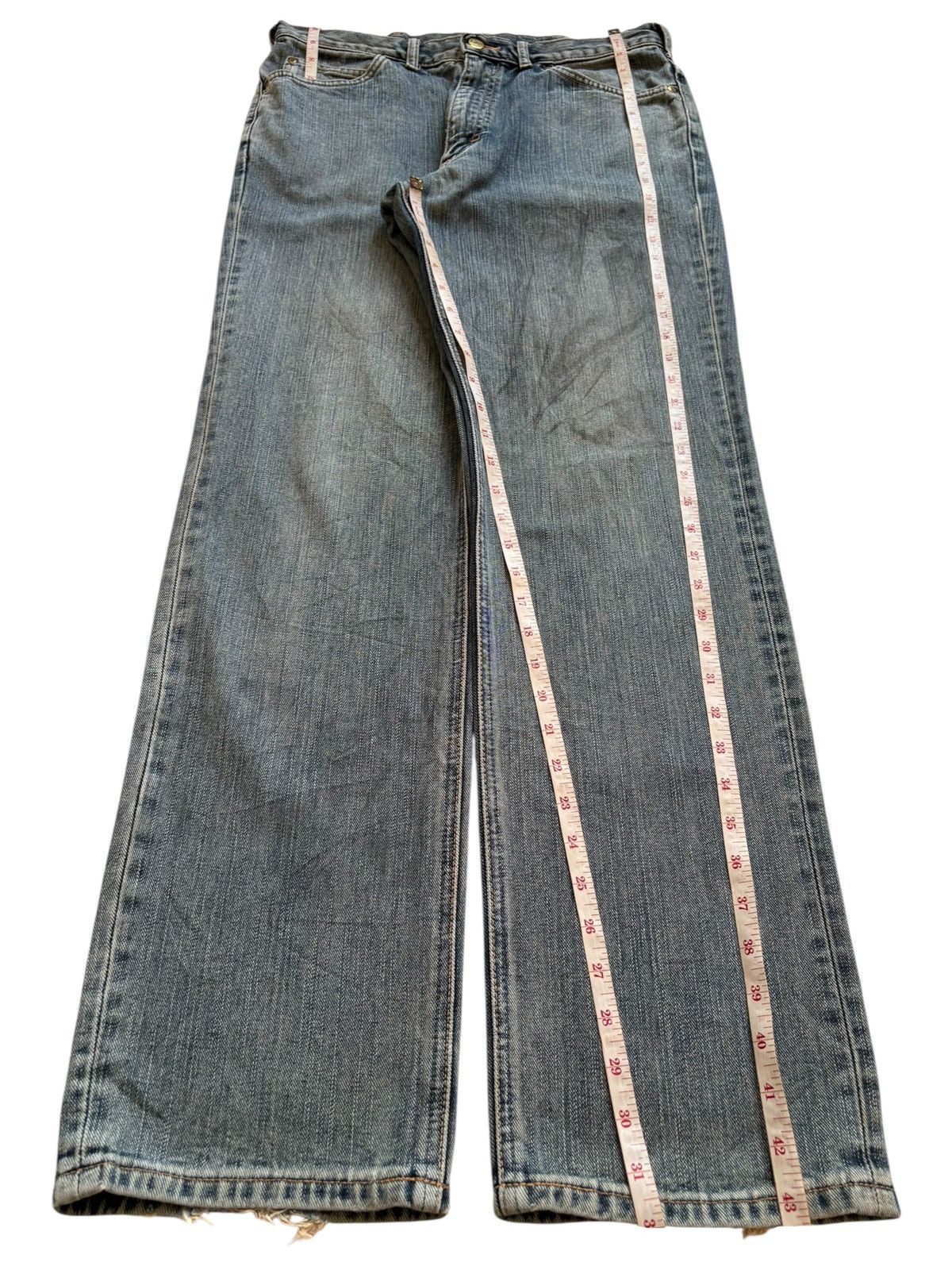 Japanese Brand × Lee Vintage Japanese Lee Mud Wash Loose Jeans Size US 32 / EU 48 - 13 Thumbnail