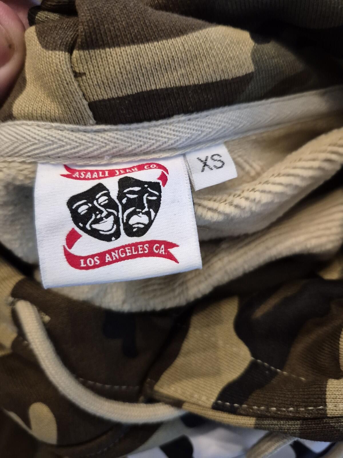 Asaali Asaali Camo Hoodie "Laugh Now Cry Later" Size US XS / EU 42 / 0 - 5 Thumbnail