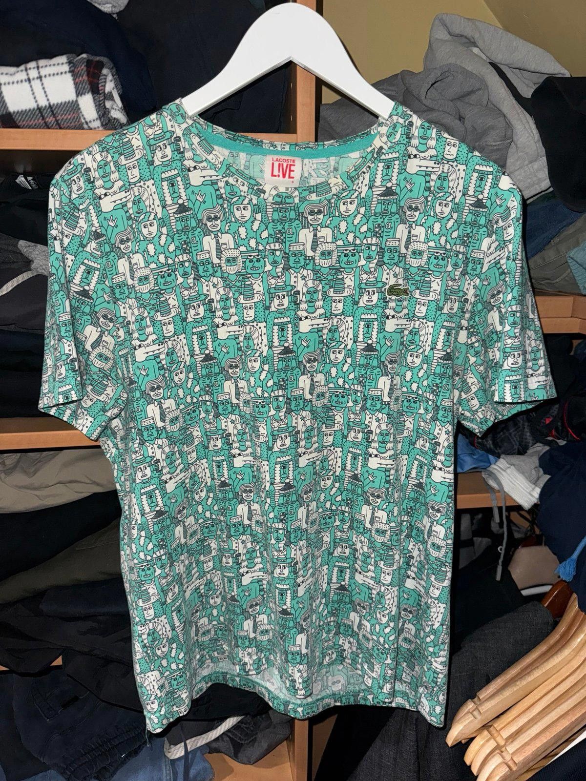 Lacoste Lacoste Live x Andy Rementer AOP T-Shirt Sz S Rare Like New Size US S / EU 44-46 / 1 - 2 Thumbnail