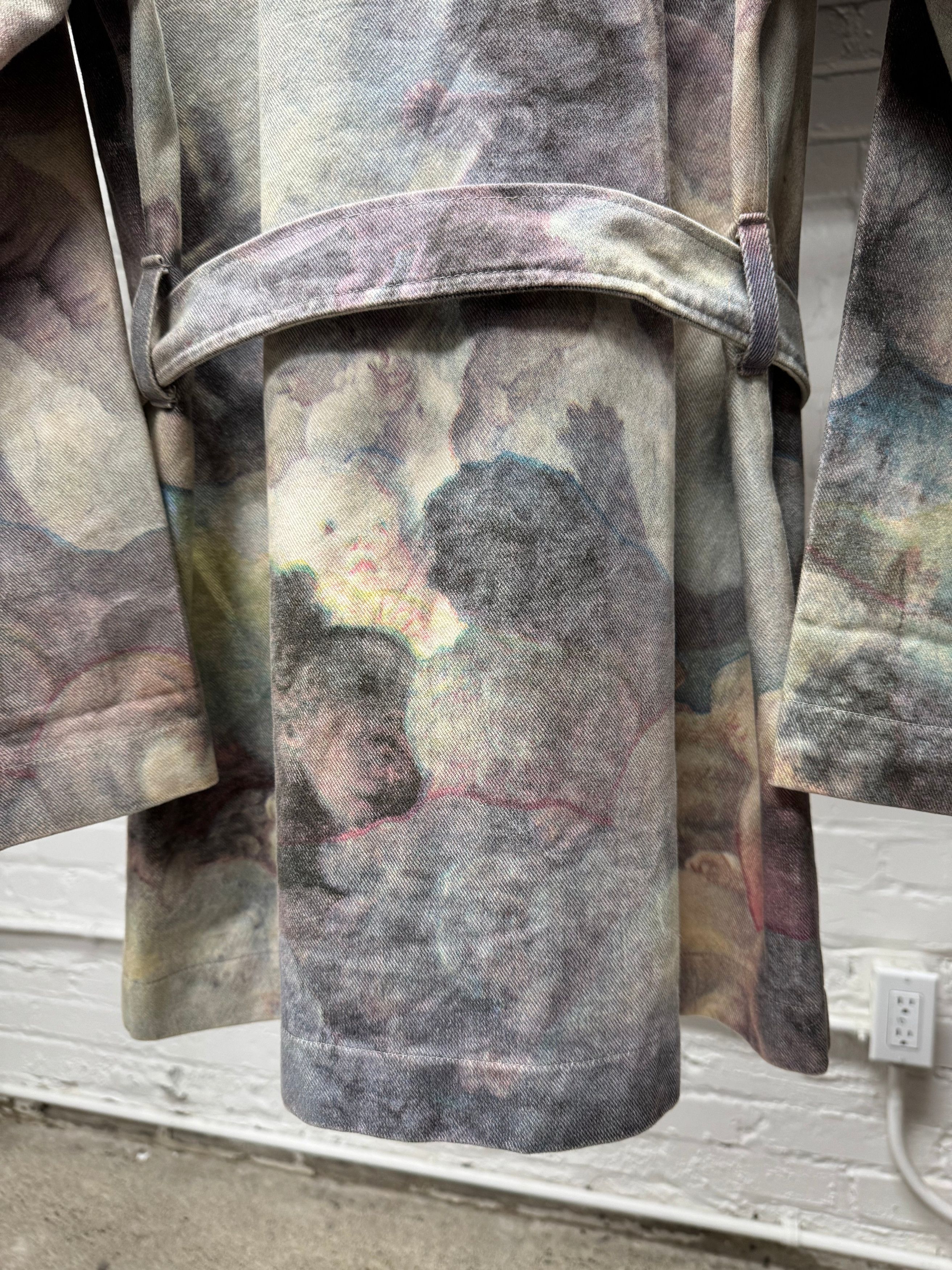 Vivienne Westwood AW1991 Vivienne Westwood ‘Swarm Of Cupids’ Belted Denim Chore Coat Size US L / EU 52-54 / 3 - 6 Thumbnail