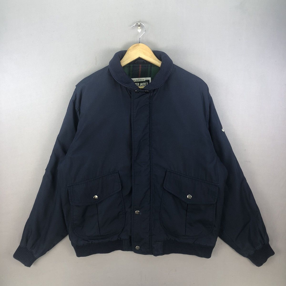 Japanese Brand Vintage 90’s Japan Work Winter Jacket Size US L / EU 52-54 / 3 - 1 Thumbnail