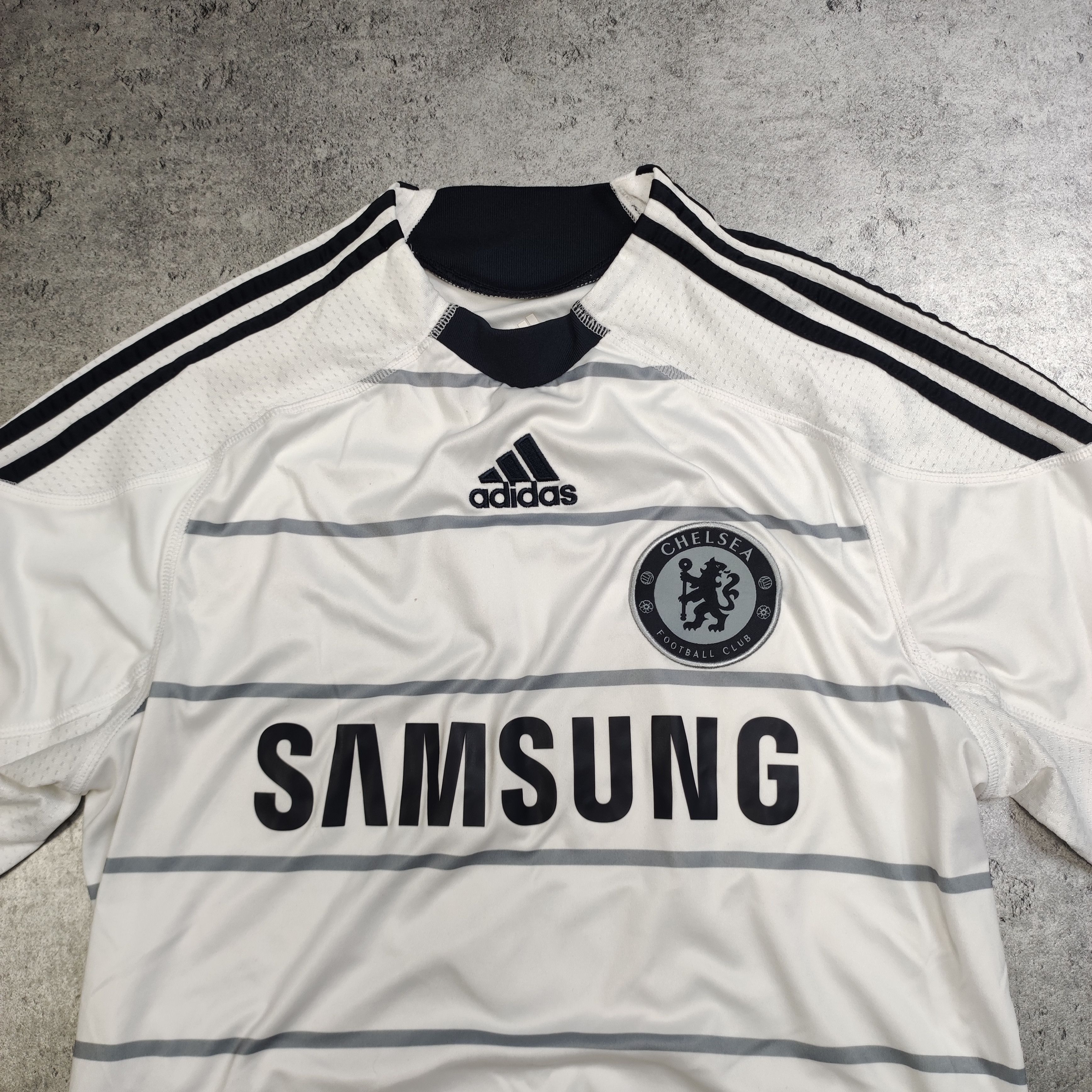 Chelsea Soccer × Vintage Vintage RARE 2009 Third Chelsea London Adidas Jersey Size US S / EU 44-46 / 1 - 4 Thumbnail