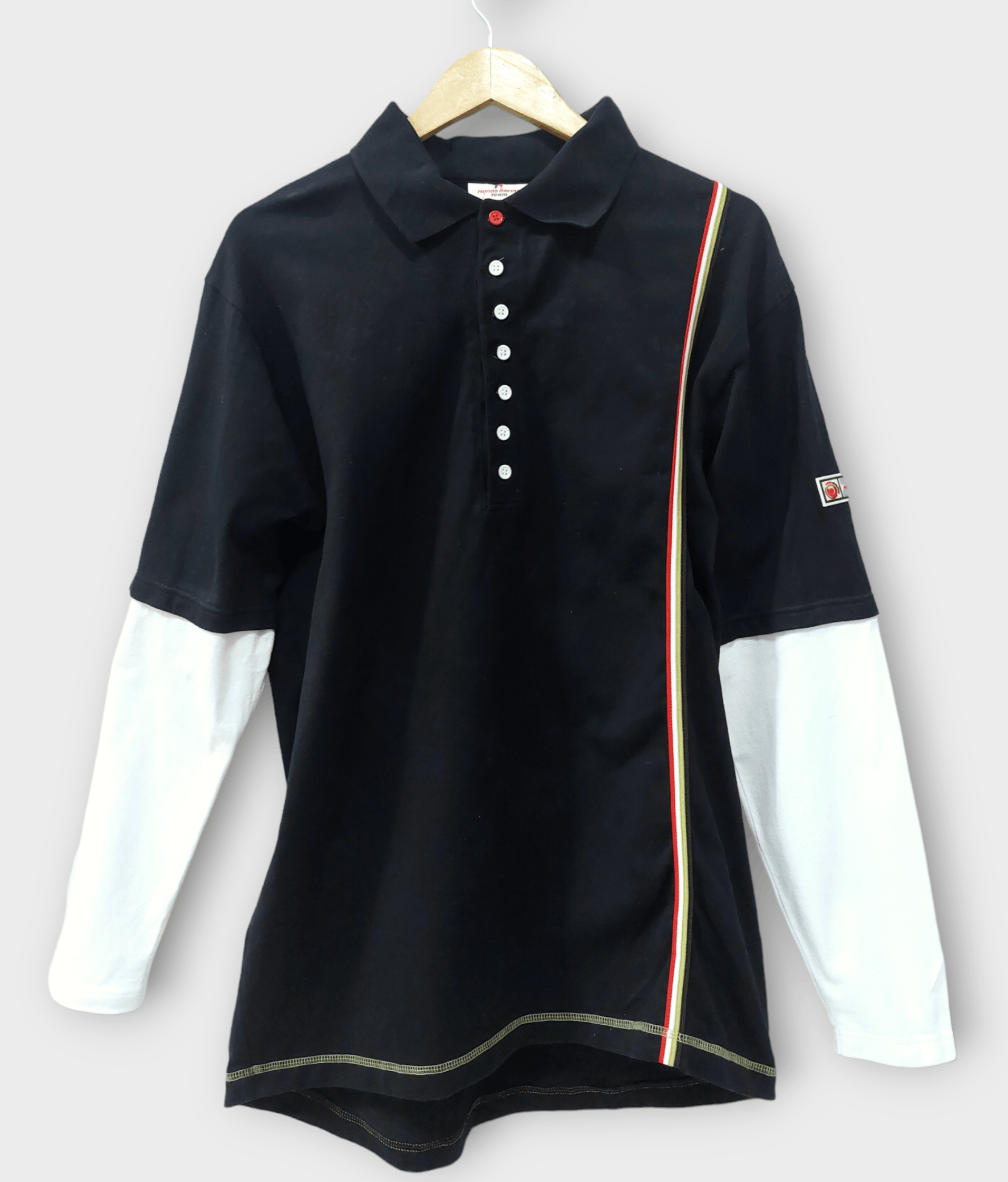 image of Honda Racing Formula 1 Team Long Sleeve in Black, Men's (Size Medium)