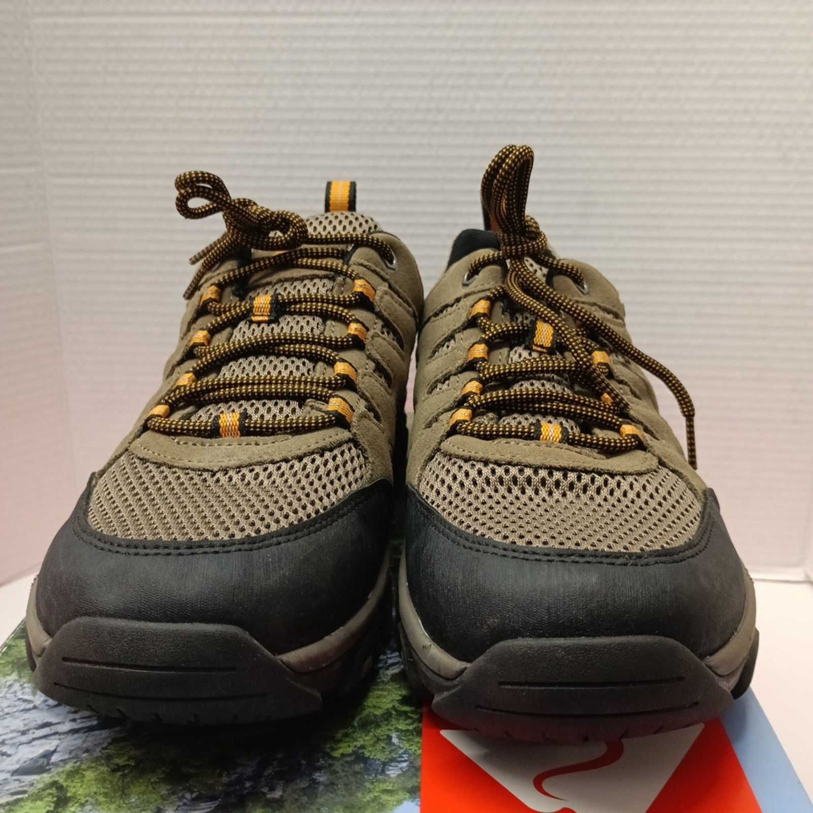 Other Ozark Trail Men Hiking Shoes Sz 10.5 Low Hiker Taupe Leather Size US 10.5 / EU 43-44 - 2 Thumbnail