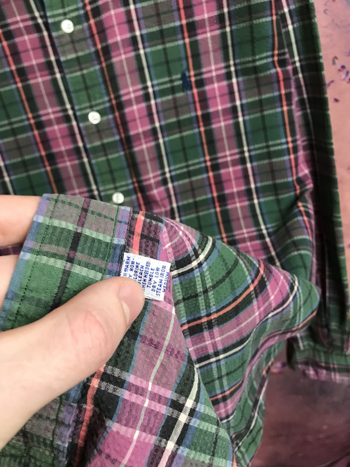 Polo Ralph Lauren Vintage Polo Ralph Lauren luxury flannel shirt Size US M / EU 48-50 / 2 - 4 Thumbnail