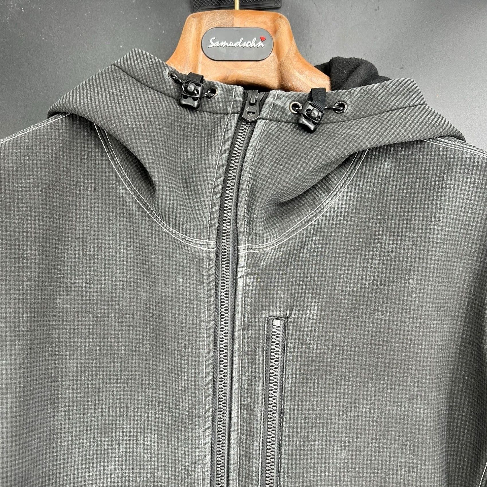 Vintage VINTAGE KUHL Relik Hoody Jacket Men’s L Black Patina Dye Full Zip Bomber Hooded Regular Zip Casual Outdoor USA Mens Size US L / EU 52-54 / 3 - 3 Thumbnail