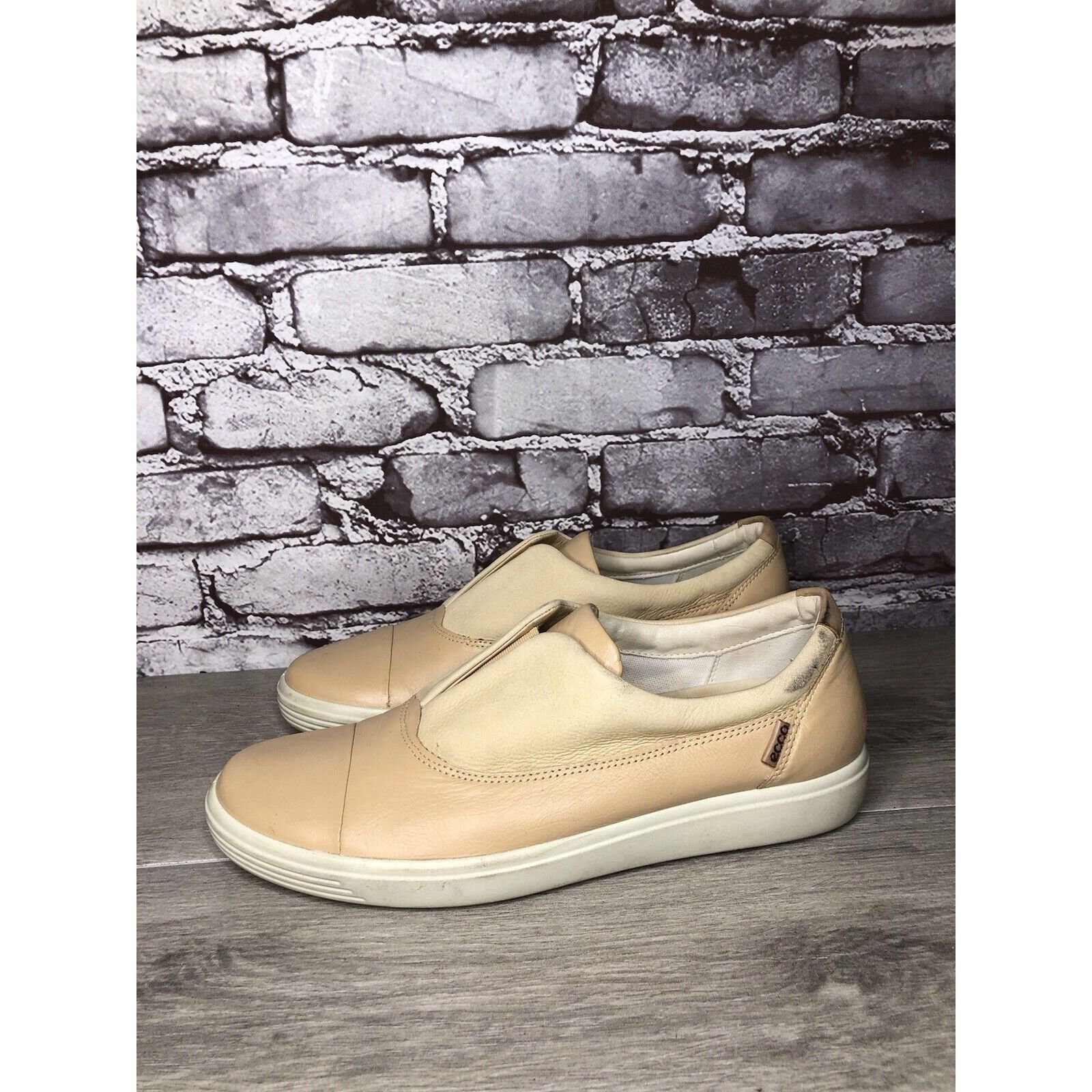 Ecco ECCO Soft 7 2.0 Pink Leather Casual Slip On Comfort Sneakers Size US 11 / IT 41 - 2 Thumbnail