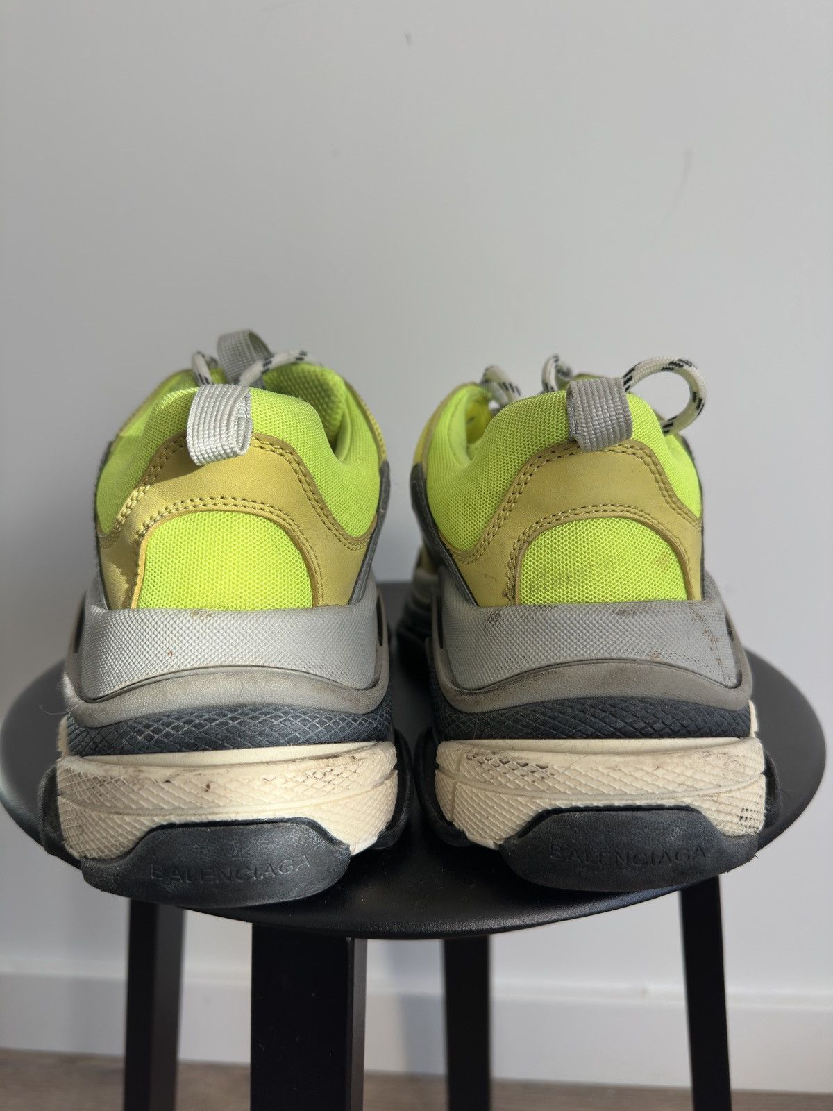 Balenciaga Balenciaga 'Triple S' Neon Grey Metallic - EU 41 / US Mens 8 Size US 8 / EU 41 - 5 Thumbnail