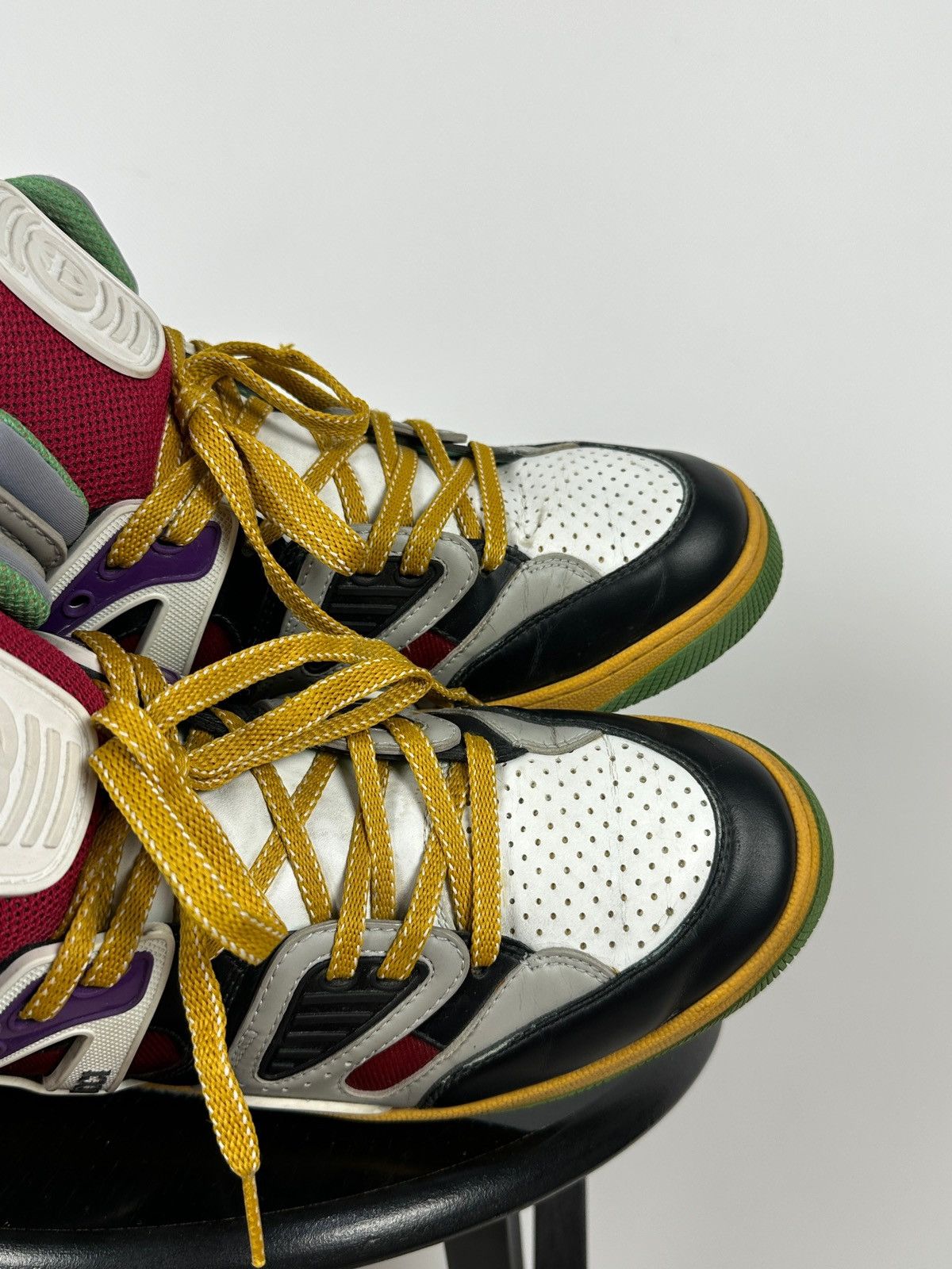 Gucci Gucci Basket Hi Top Sneakers Size US 8.5 / EU 41-42 - 17 Thumbnail