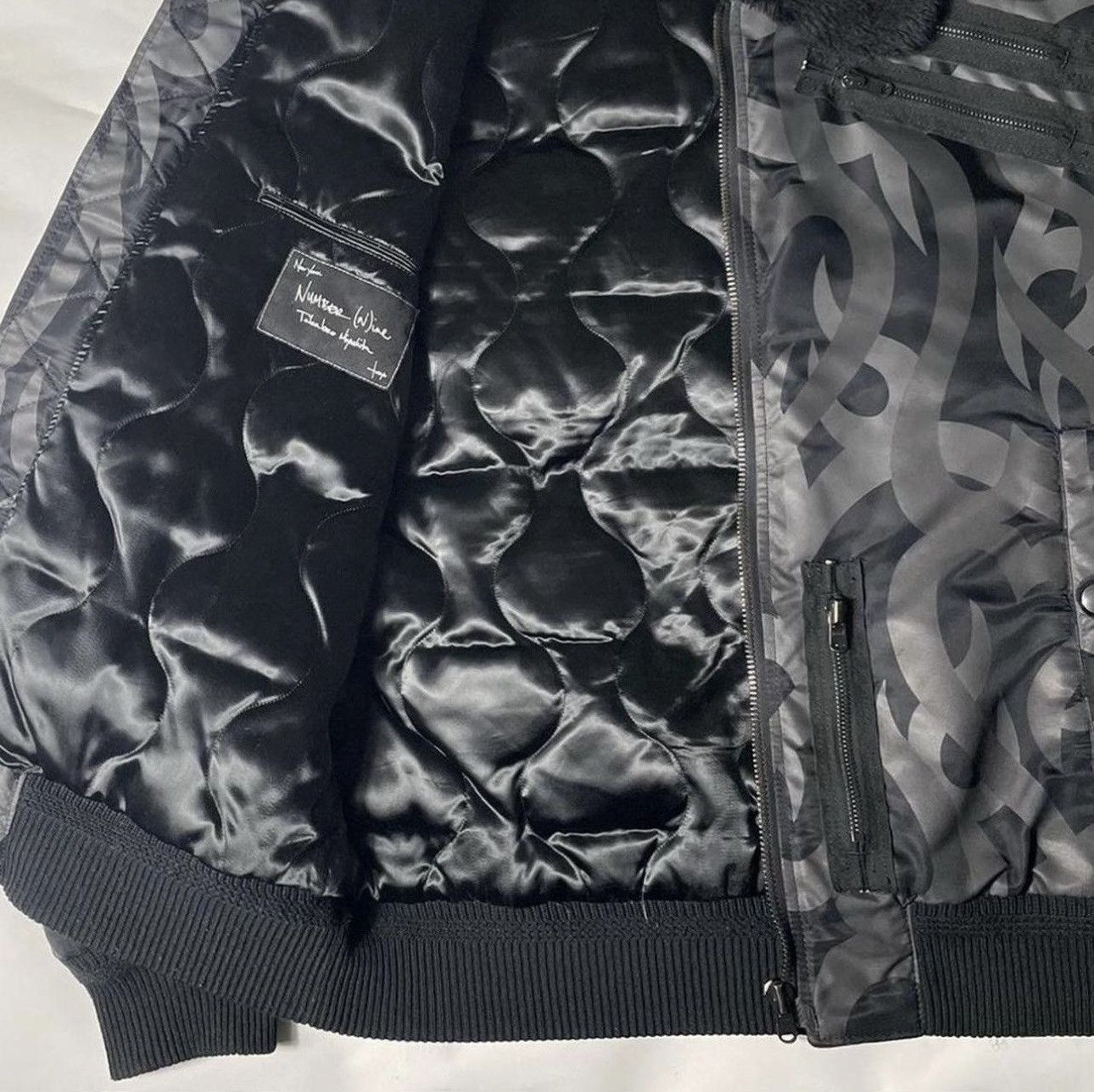 Number (N)ine Number (N)ine AW04 Tribal Bondage MA-1 Bomber Size US L / EU 52-54 / 3 - 4 Thumbnail