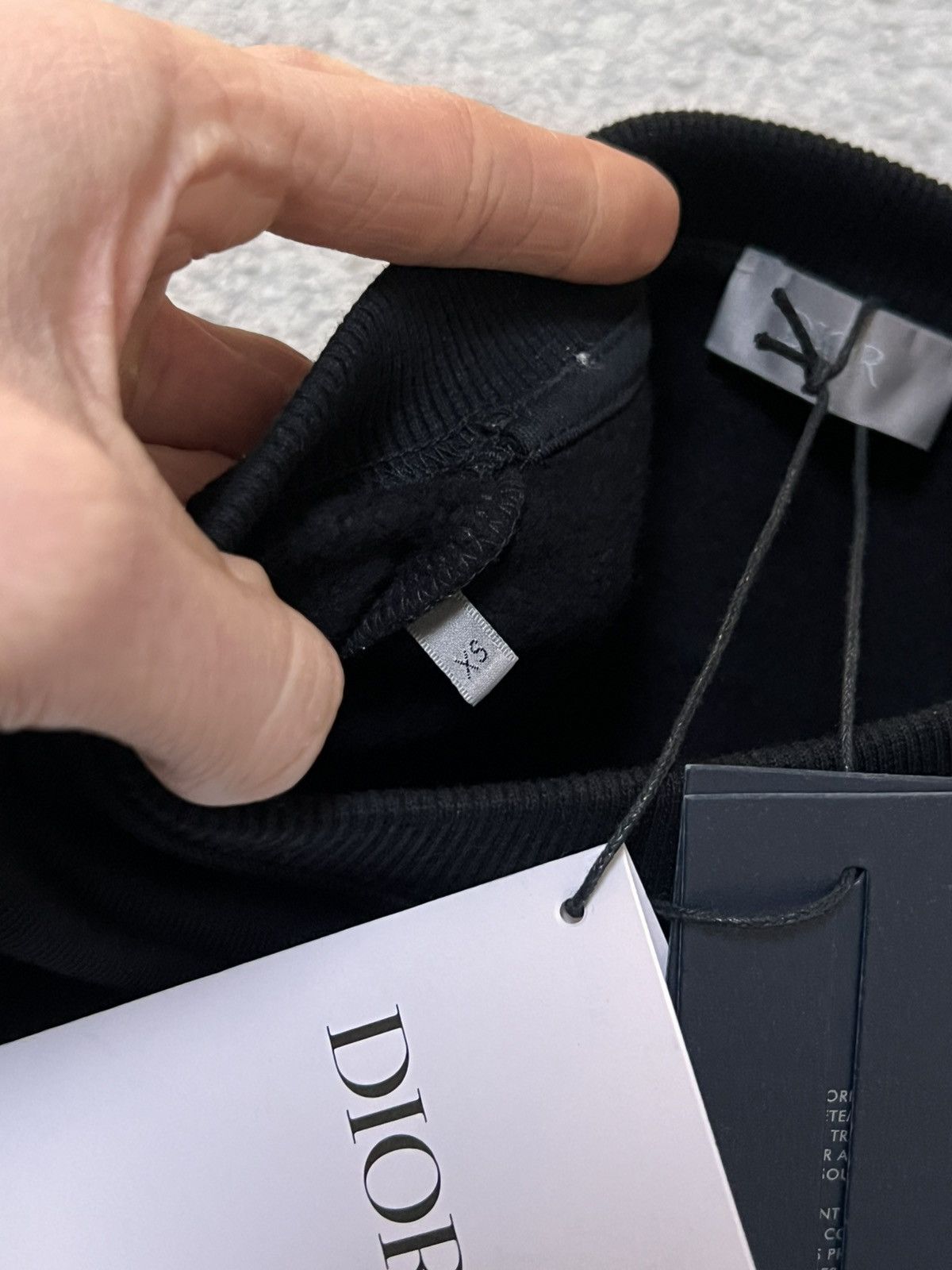 Dior Dior CD Icon Black Sweatshirt Cotton Fleece Size US M / EU 48-50 / 2 - 5 Thumbnail