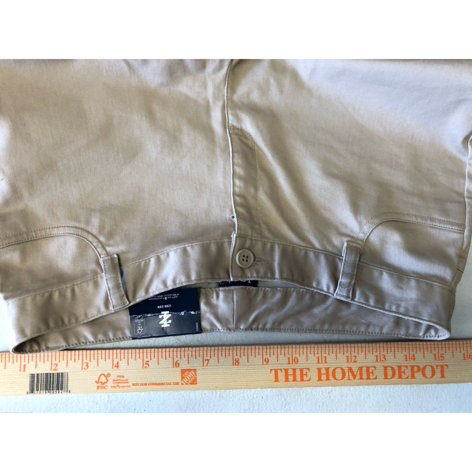 Izod Izod Pants Women Khaki Size 6 Stretch NWT Size 28" / US 6 / IT 42 - 3 Thumbnail