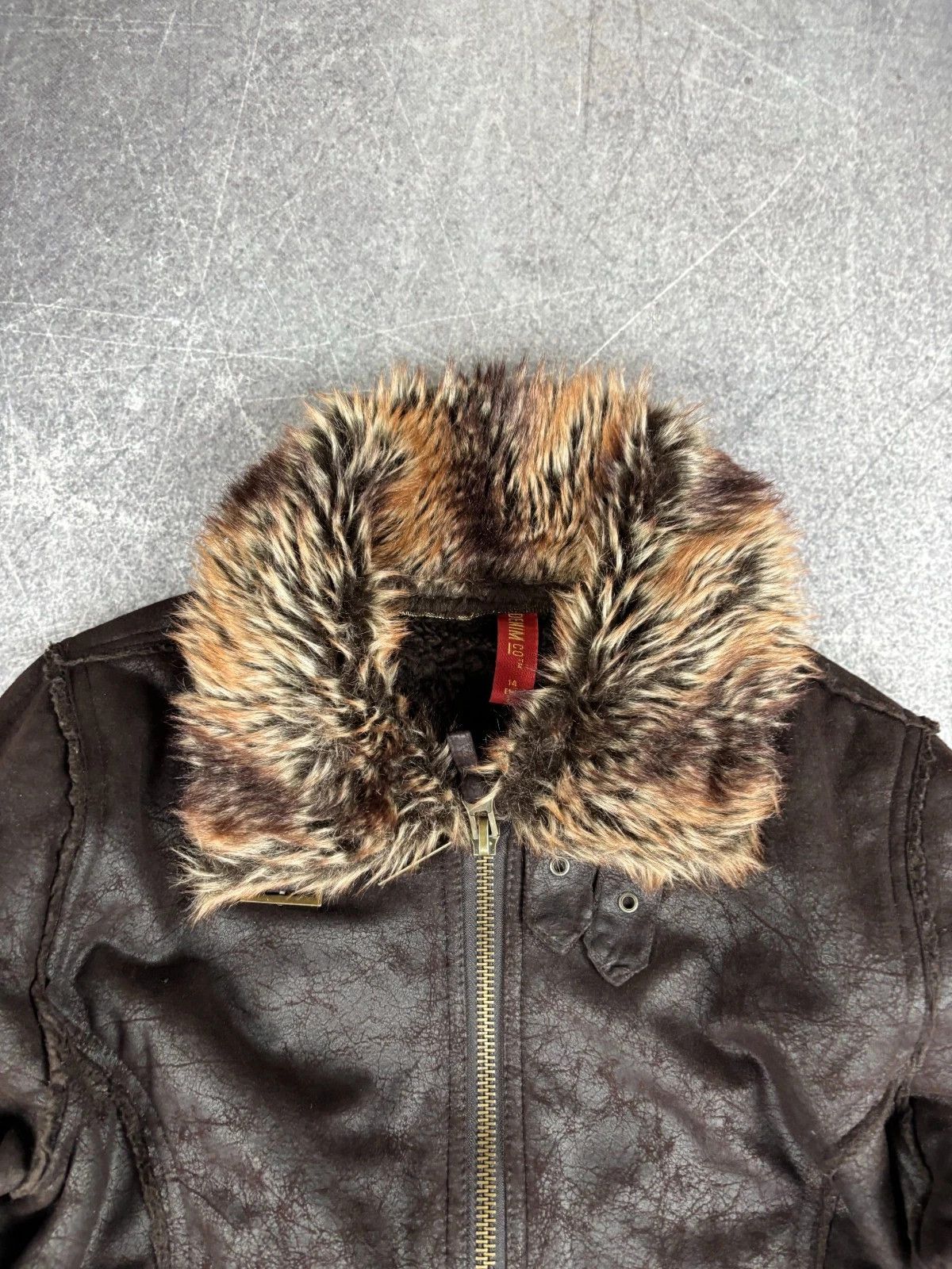 Tornado Mart IF SIX WAS NINE STYLE JAPANESE SHEEPSKIN JACKET FUR HOOD Y2K Size US S / EU 44-46 / 1 - 4 Thumbnail