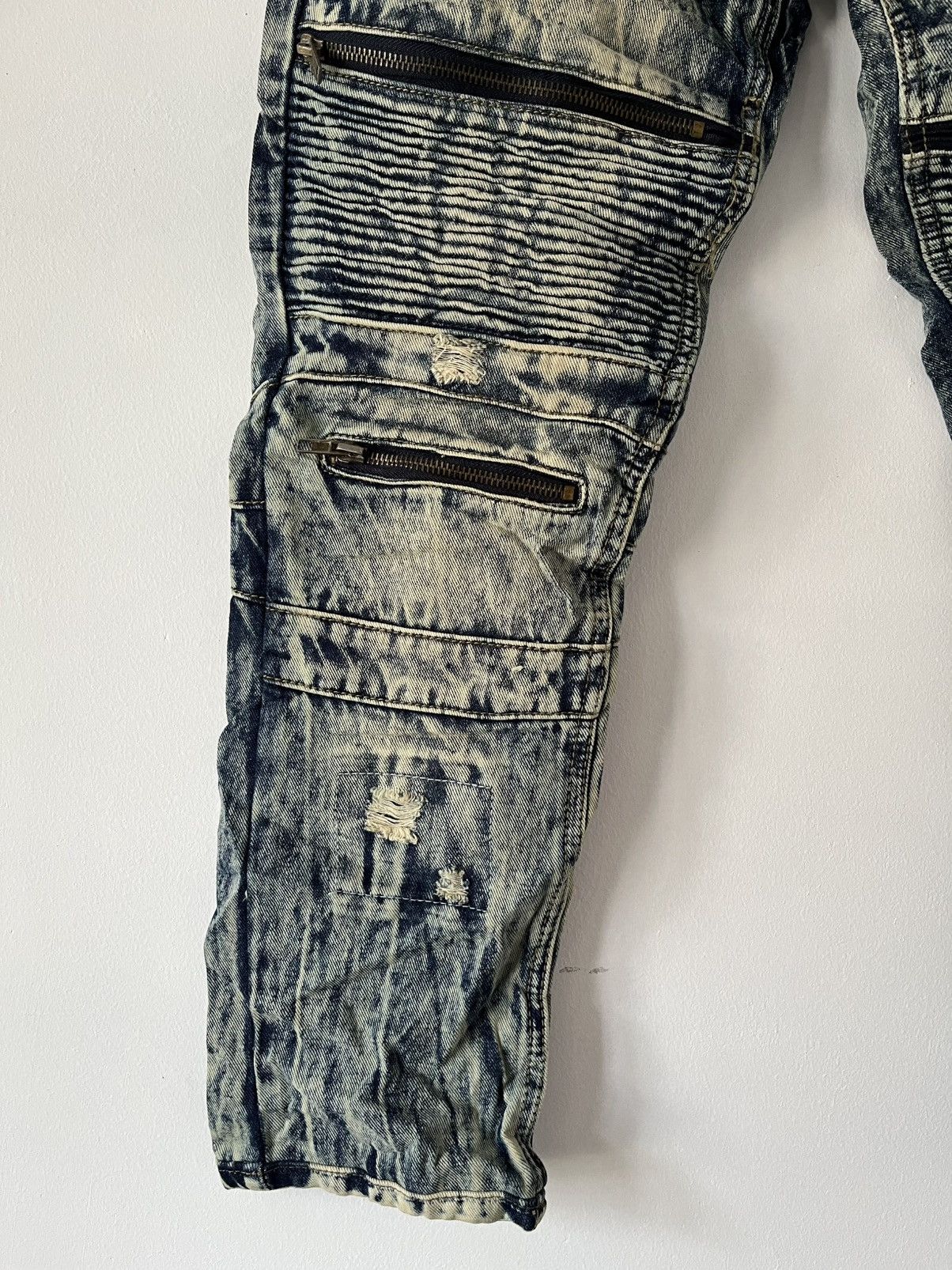 Vintage Vintage Balmain Biker Denim Style R&D Denim Size US 32 / EU 48 - 3 Thumbnail