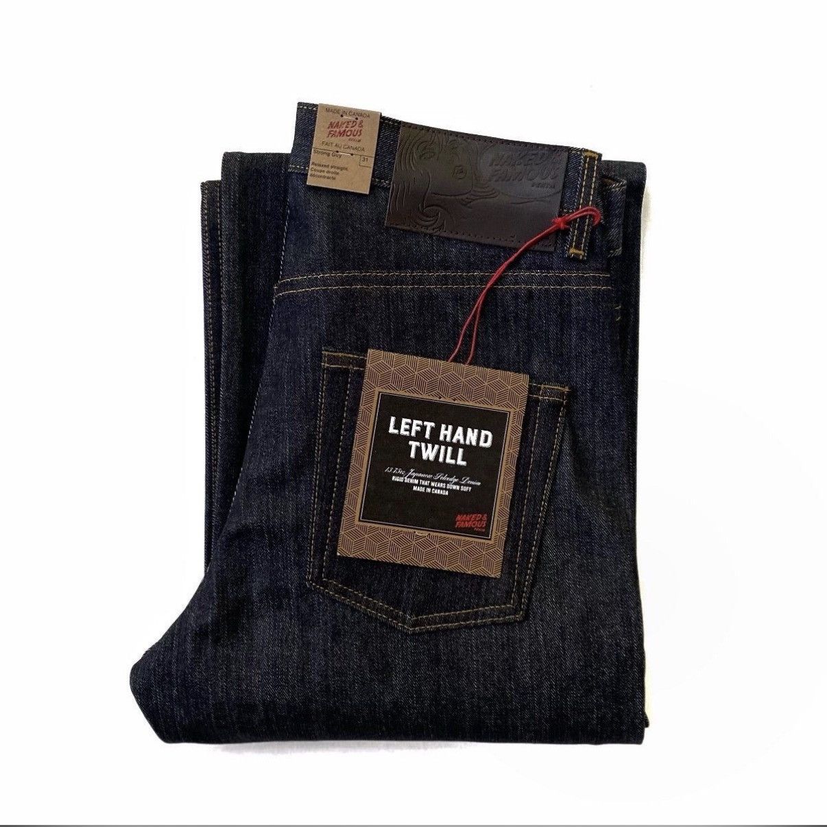 Naked & Famous Naked & Famous Left Hand Twill Strong Guy Size US 29 - 1 Thumbnail