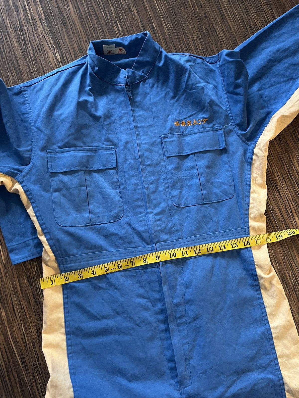 Japanese Brand × Vintage 80s vintage Japanese mechanic overalls jumpsuit worker Size US S / EU 44-46 / 1 - 19 Thumbnail