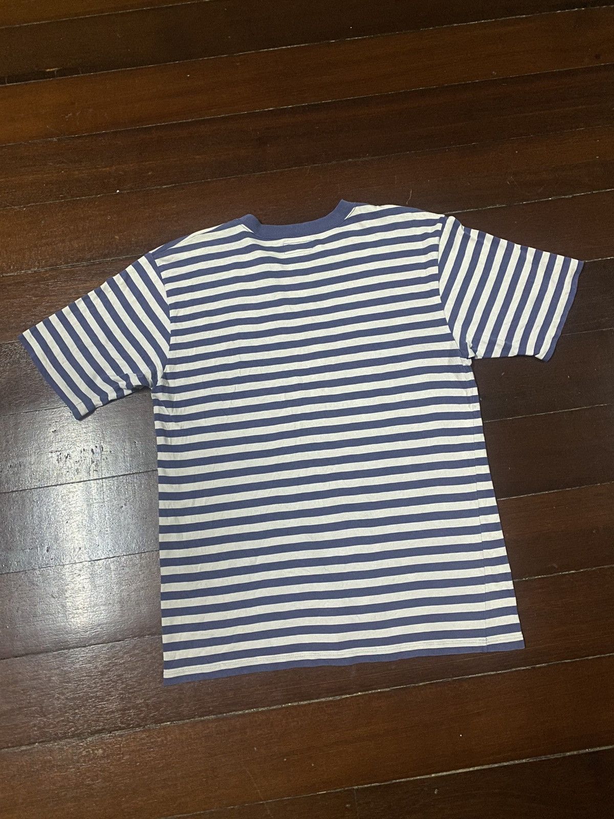 agnes b. Vintage Agnes B Homme Paris Casual Classics Striped Tee Size US M / EU 48-50 / 2 - 8 Thumbnail