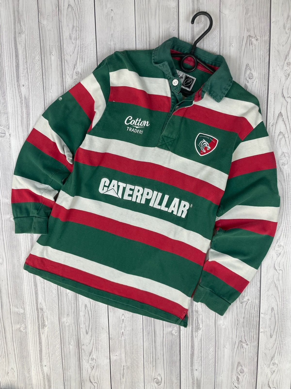 Other Vintage Rugby Leicester Tigers striped jersey size S Size US S / EU 44-46 / 1 - 1 Thumbnail