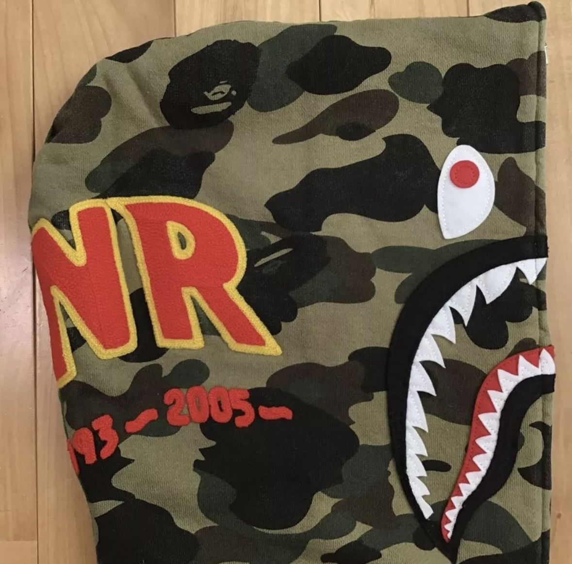 Bape BAPE Green × 1st camo green Shark full zip hoodie Size US L / EU 52-54 / 3 - 2 Thumbnail