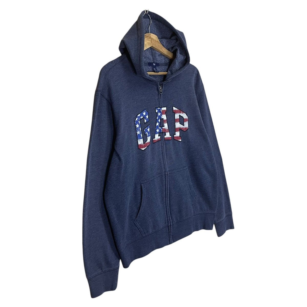 Gap Gap Embroided Big Logo Fullzip Hoodie Size L Size US L / EU 52-54 / 3 - 2 Thumbnail