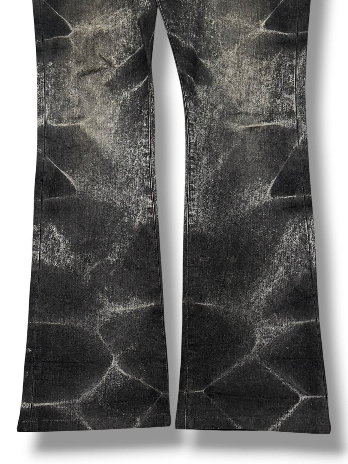 Schlussel Rare Vintage Schlüssel Japan Acid Wash Distressed Denim W35 Size US 35 - 6 Thumbnail