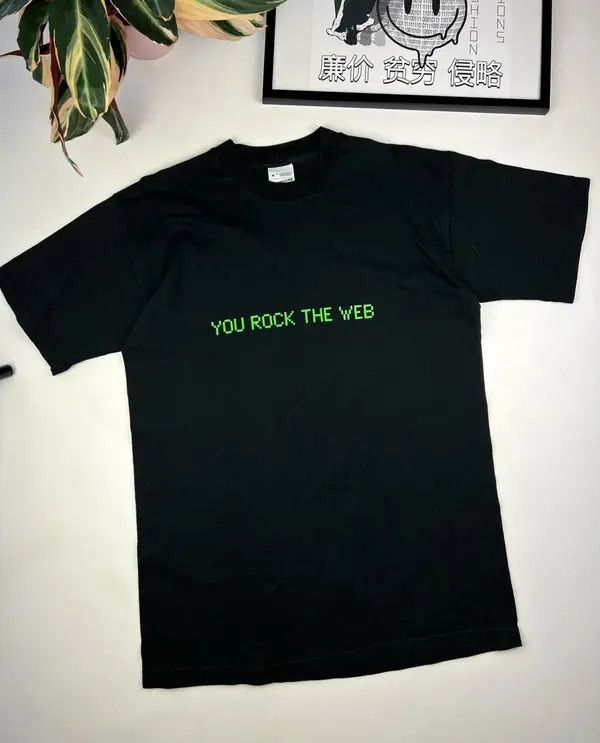 Microsoft Vintage 90s MTV M35Channel Promo Tee Size US M / EU 48-50 / 2 - 1 Thumbnail