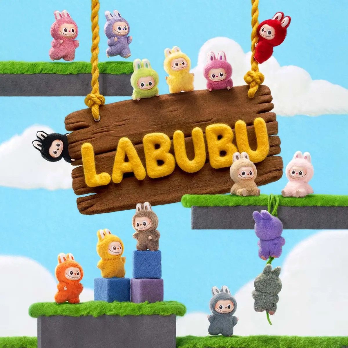 POP MART POP MART LABUBU PIN FOR LOVE SERIES W GRAY Size ONE SIZE - 10 Thumbnail