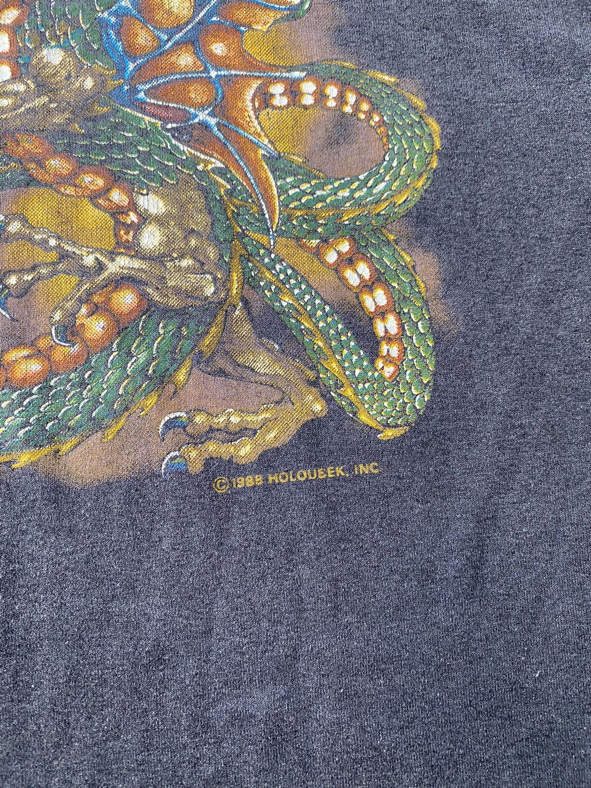 Harley Davidson 3D Emblem 1988 Harley Davidson Last Biker On Earth Tee Size US L / EU 52-54 / 3 - 3 Thumbnail