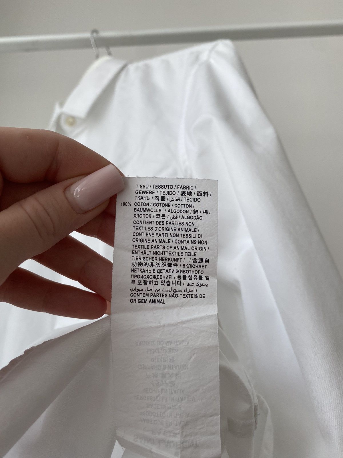 Saint Laurent Paris Saint Laurent Paris white button up basic shirt Size US M / EU 48-50 / 2 - 10 Thumbnail