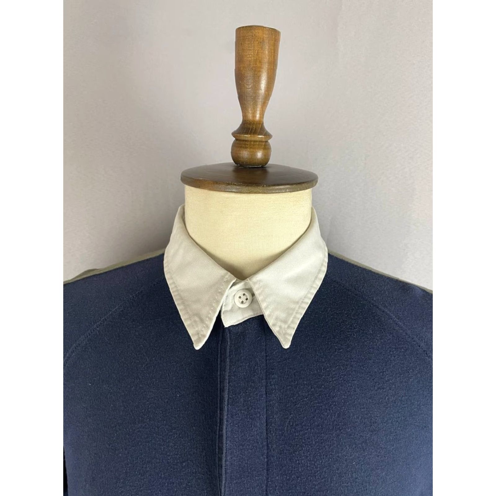 Nike Nike Polo Shirt Rugby#7 XL Blue Cotton Long Sleeve Collared Shirt Mens Regular Fit Size US XL / EU 56 / 4 - 4 Thumbnail