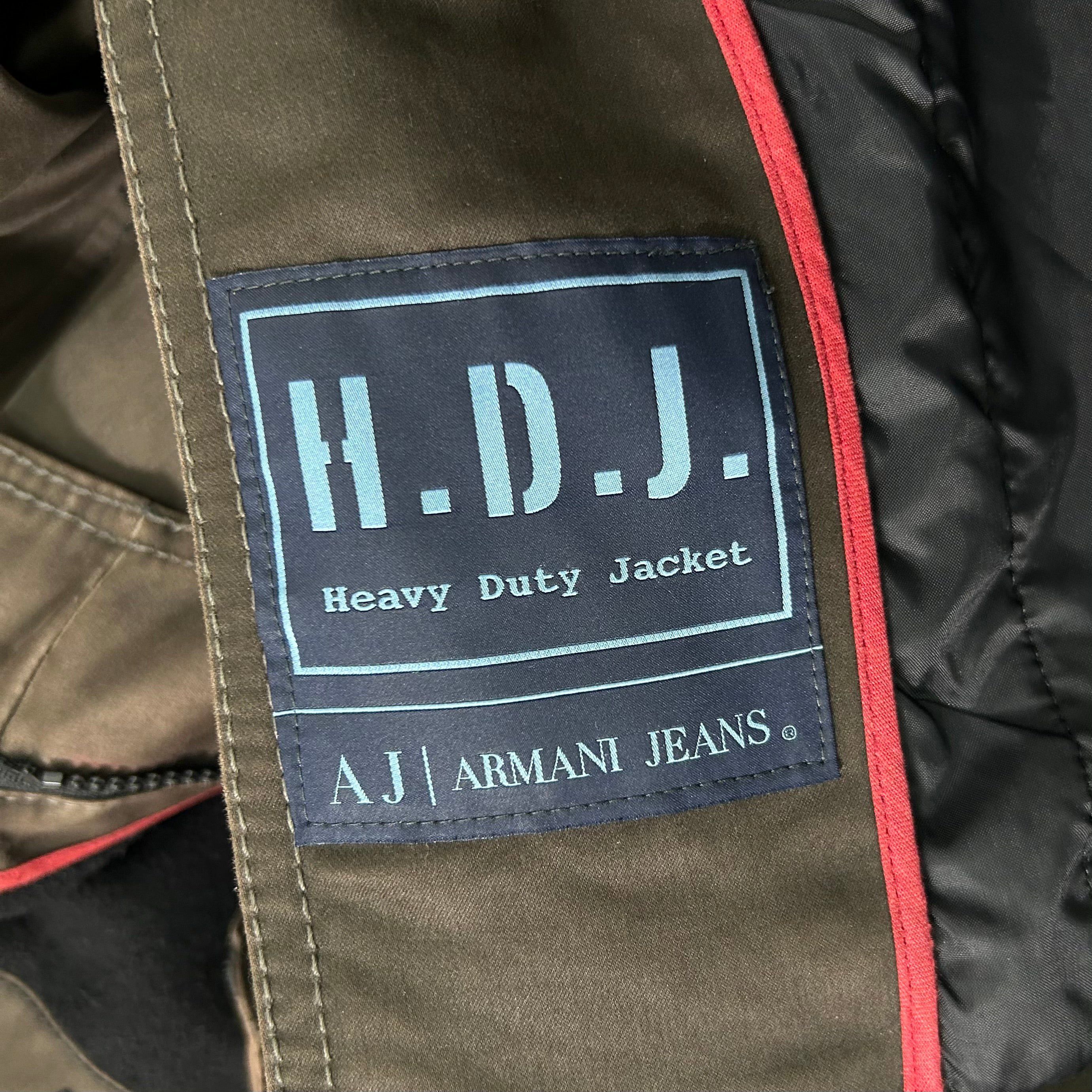 Armani Armani Jeans Military Washed Green Long Coat Size US L / EU 52-54 / 3 - 8 Thumbnail