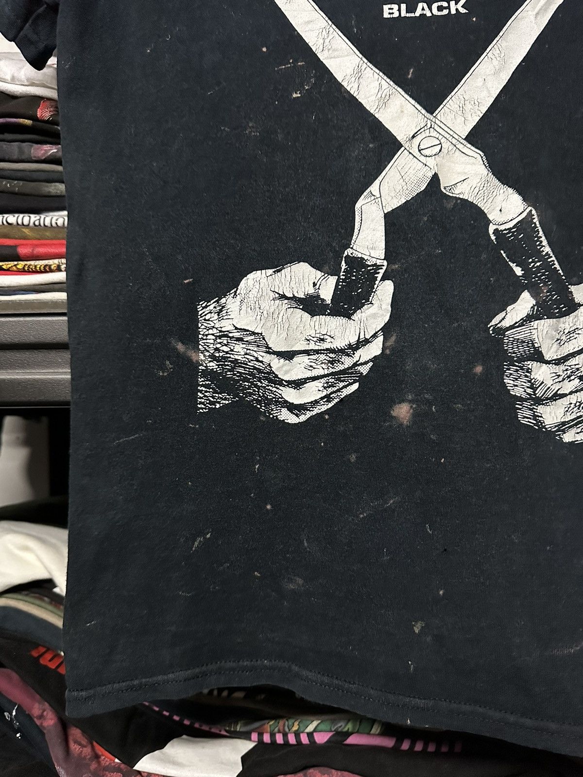 Band Tees Vintage Black Flag Promo Distressed Tee Size US S / EU 44-46 / 1 - 6 Thumbnail