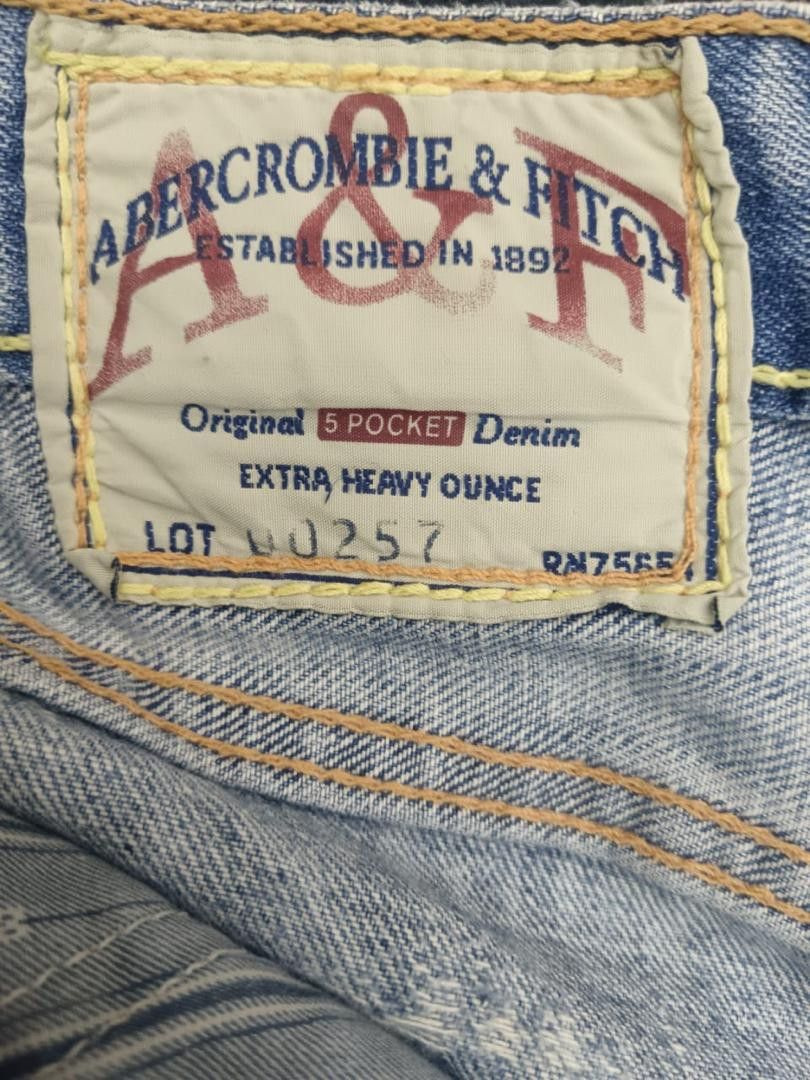 Abercrombie & Fitch 💥BEST OFFER💥VINTAGE ABERCROMBIE & FITCH DISTRESSED DENIM Size US 32 / EU 48 - 9 Thumbnail