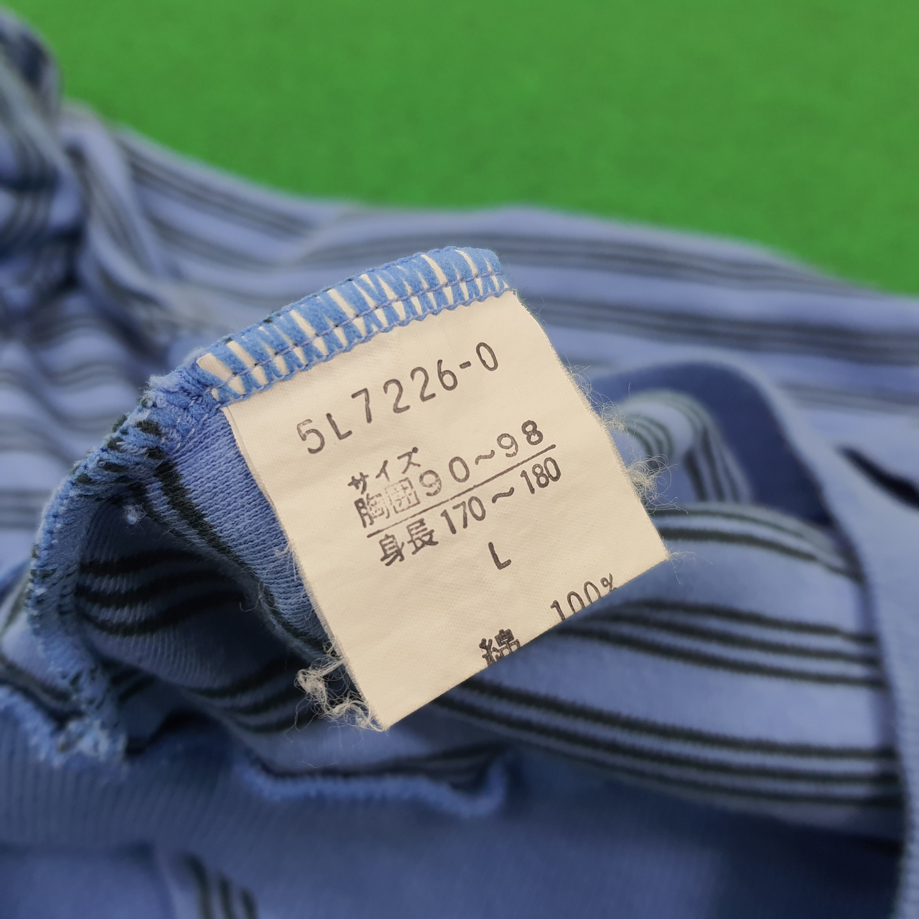 Christian Dior Monsieur × Vintage Vintage Christian Dior Stripes Button Designer Sweatshirt Size US M / EU 48-50 / 2 - 6 Thumbnail