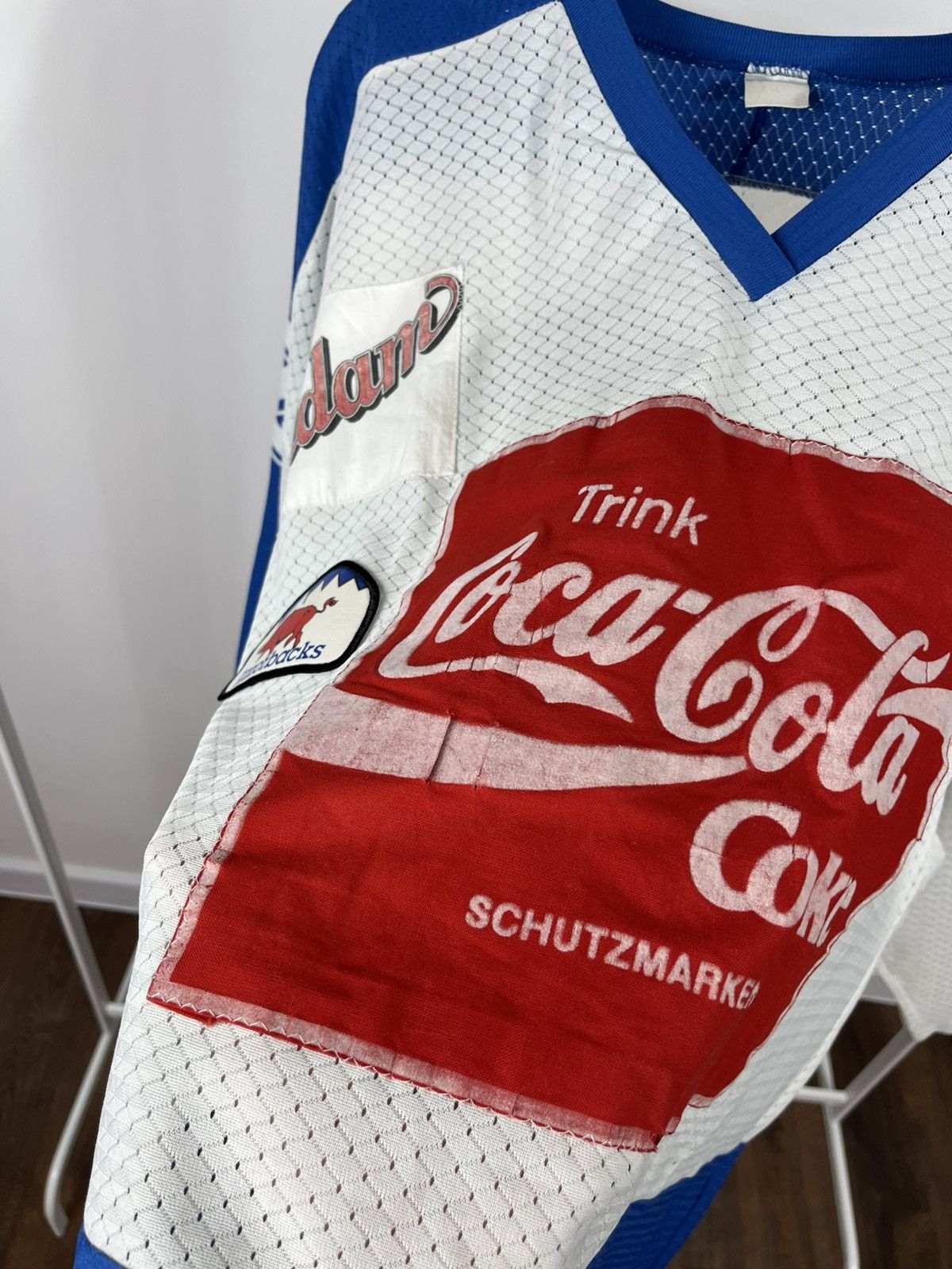 Vintage Vintage Coca-Cola Ice Hockey Jersey Innsbruck #12 Size US XL / EU 56 / 4 - 8 Thumbnail